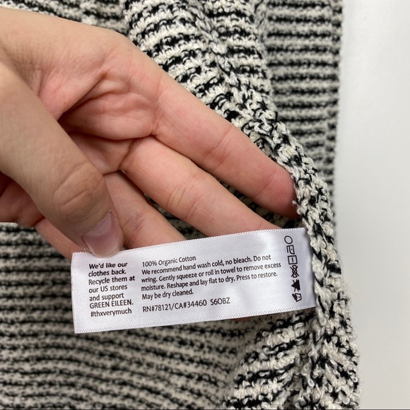 Eileen Fisher | NWOT Drape Front Cardigan Medium - Picture 7 of 8